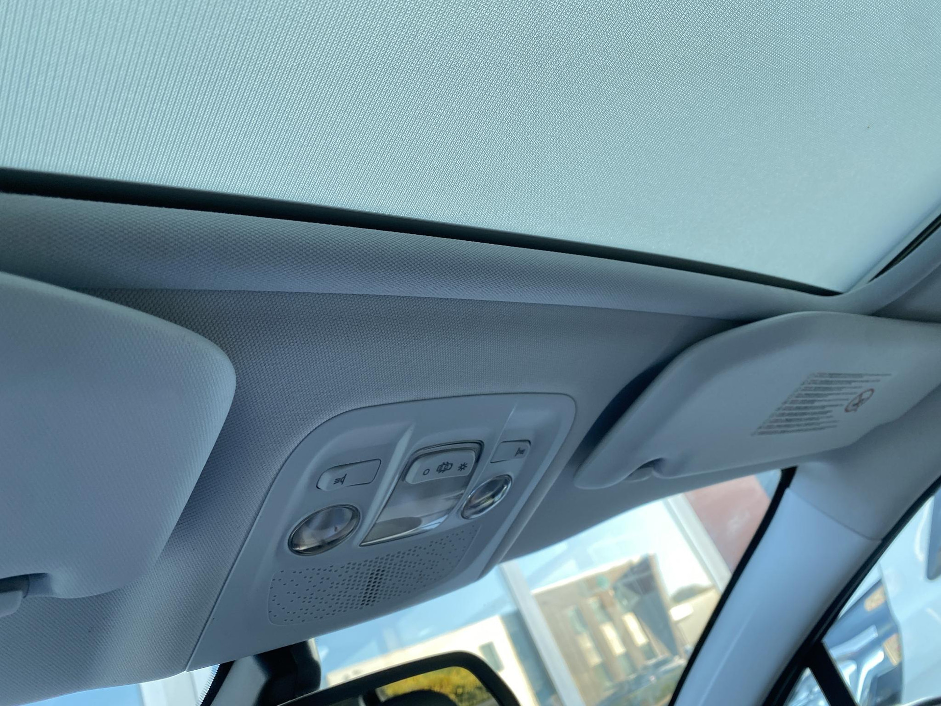 Glazen panoramadak, extra getinte achterruit