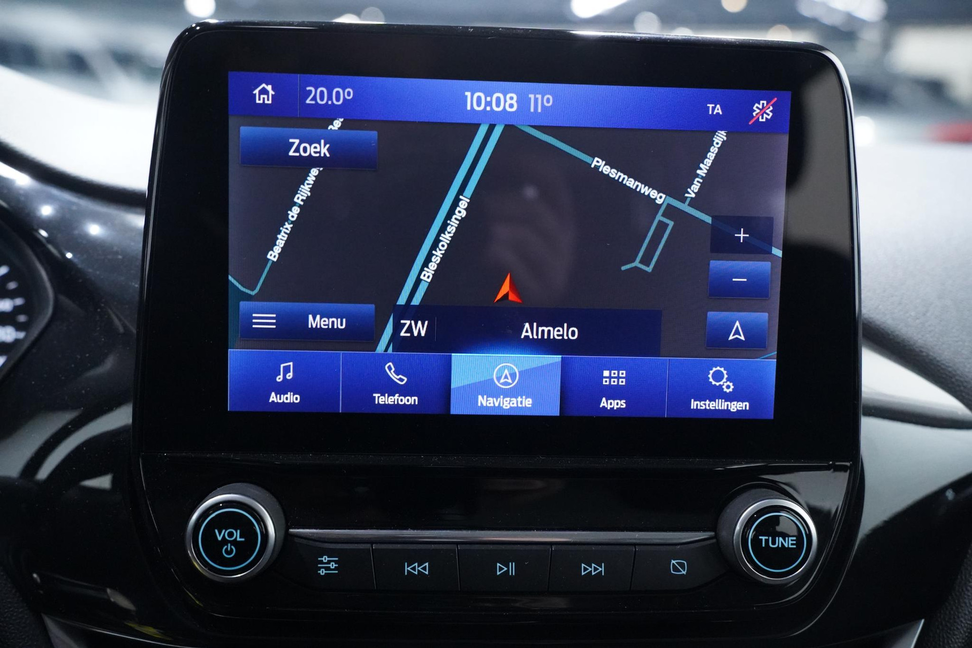Navigatie met 10.1 inch Touch&Swipe screen, SYNC 3 met smartphonekoppeling, Bluetooth