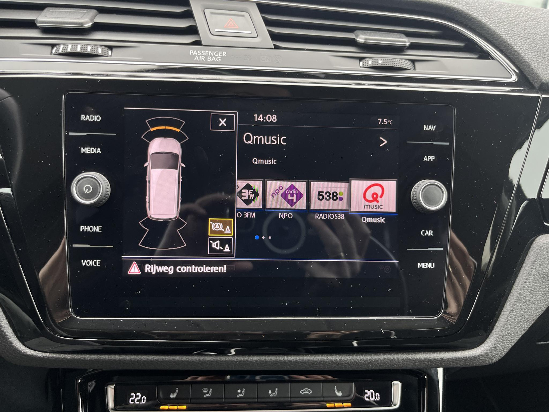 parkeersensor voor en achter