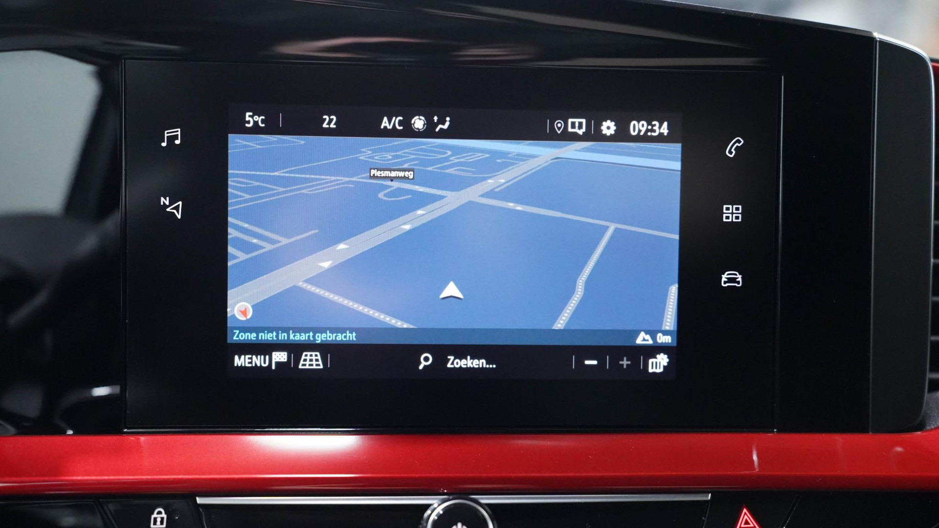 Multimedia Navi met 7” kleuren touchscreen