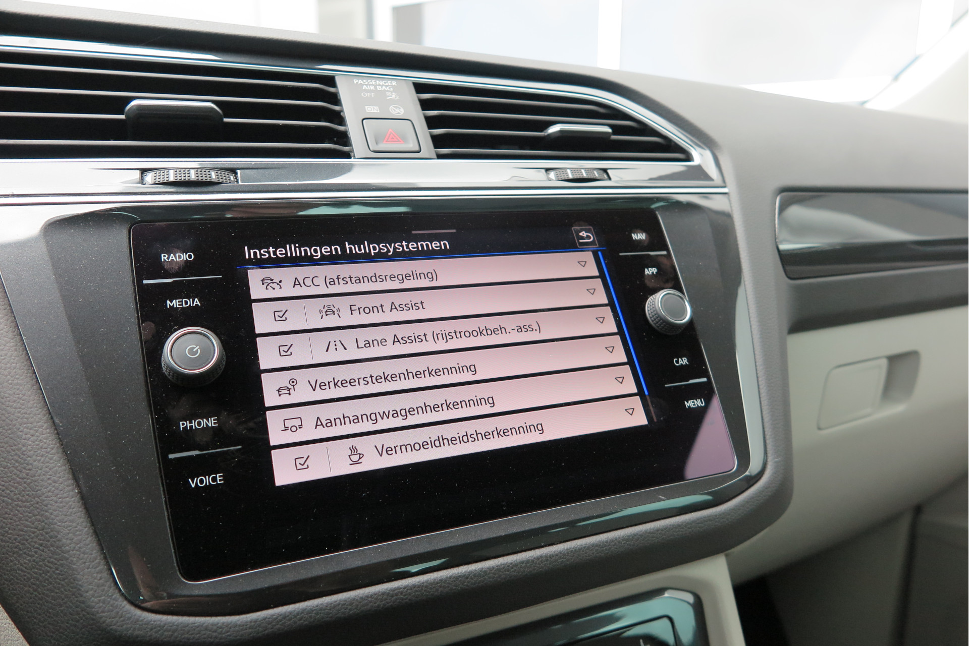 Rijstrooksensor met correctie