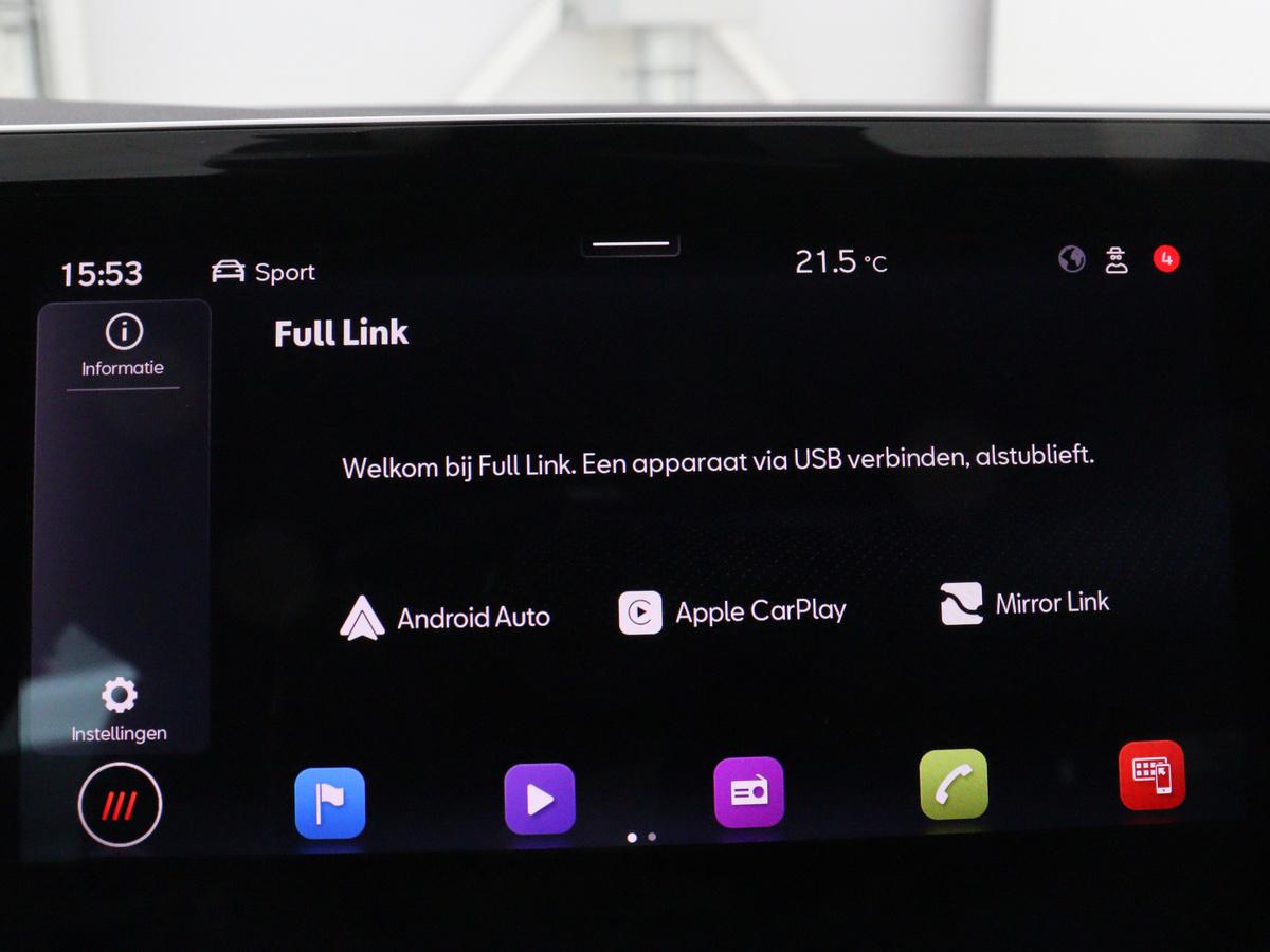 Draadloze Apple CarPlay™ en Android Auto™ voorbereiding