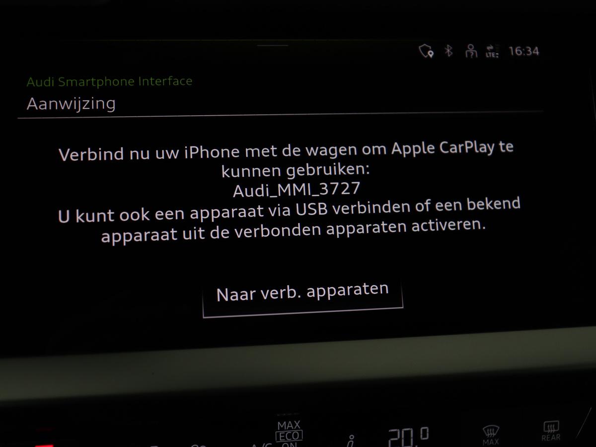 Audi smartphone interface
