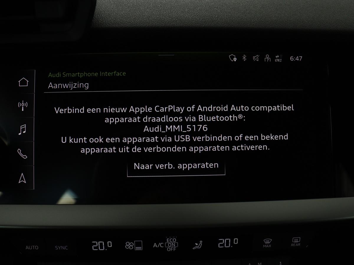 Audi smartphone interface