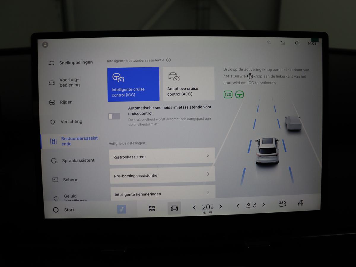 cruise control adaptief met Stop&Go
