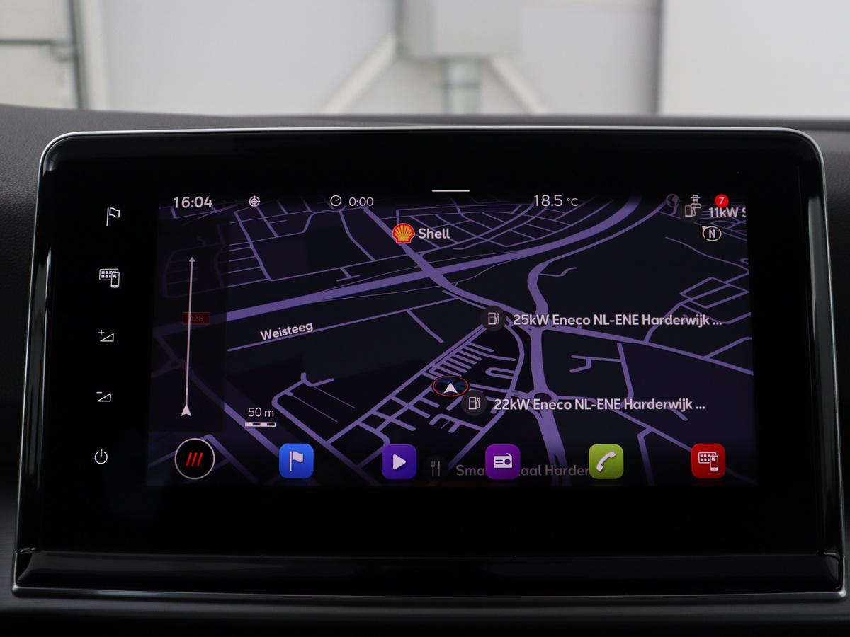 Navigatie, radio en mediasysteem met 9,2 inch (23,37 cm) touchscreen in kleur