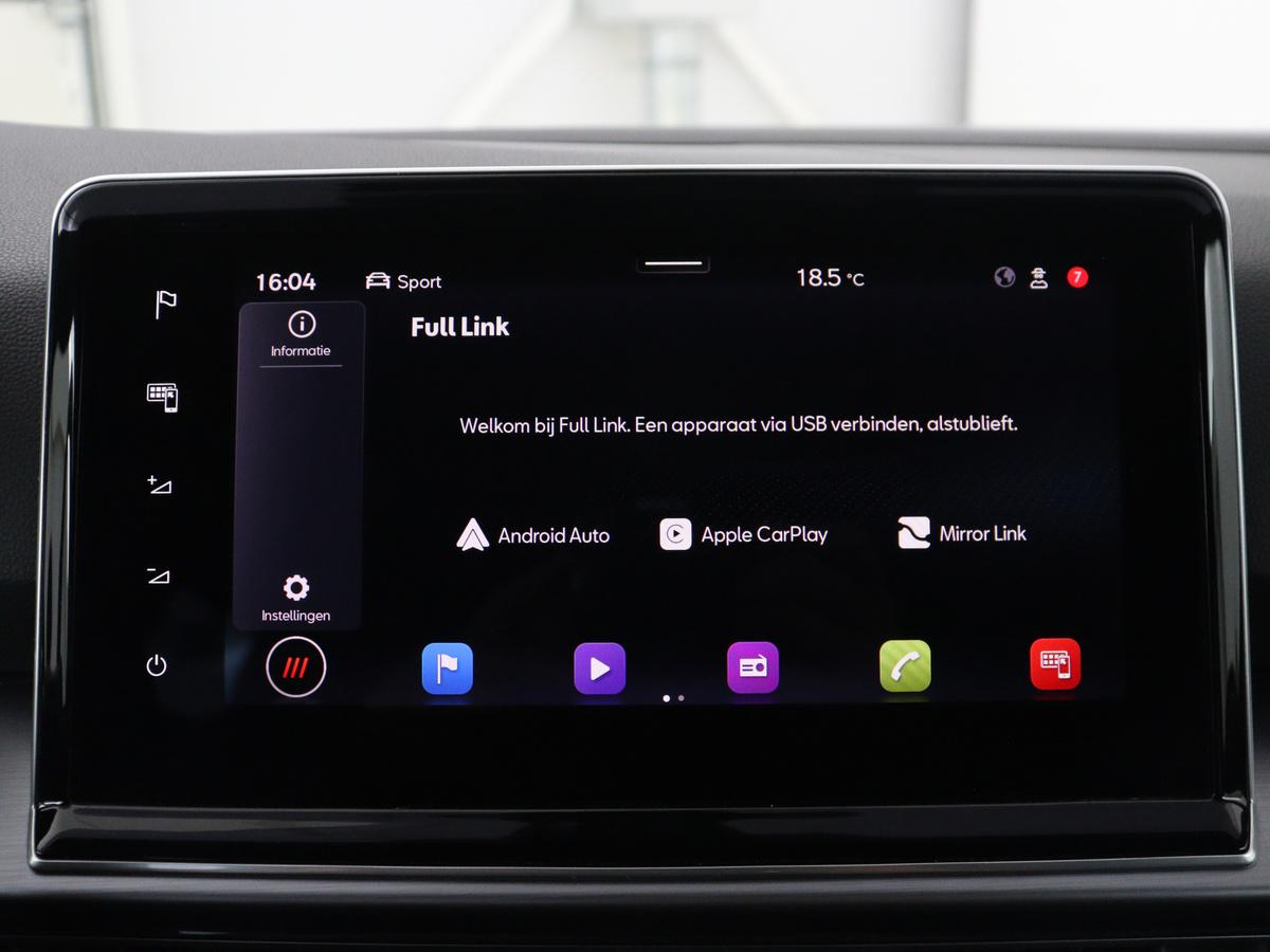 Draadloze Apple CarPlay™ en Android Auto™ voorbereiding