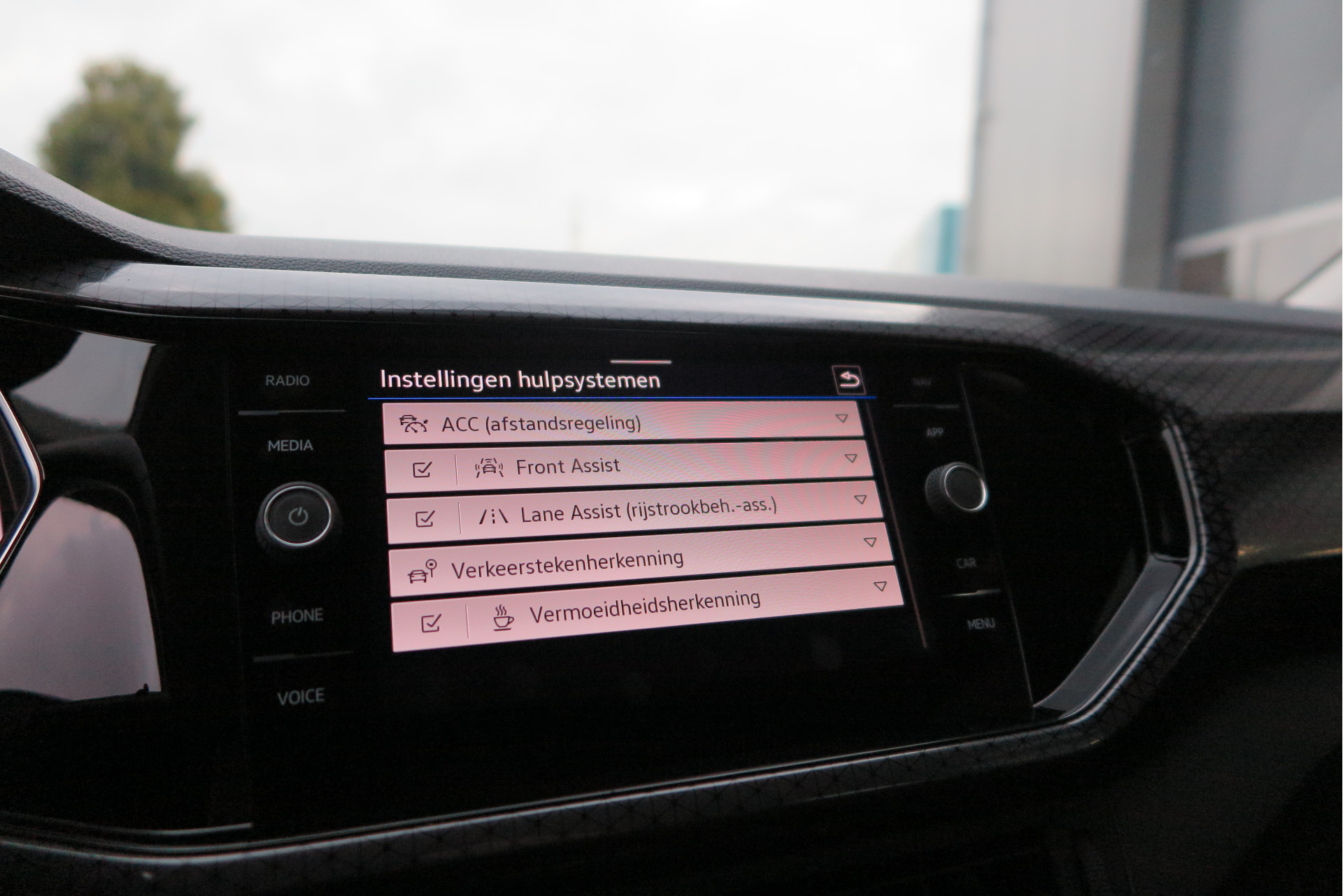 Rijstrooksensor met correctie