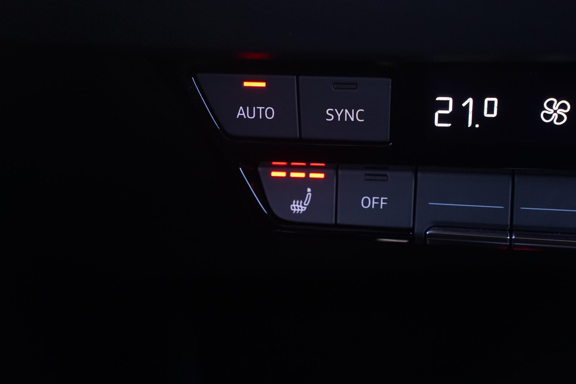Stoelverwarming voorin